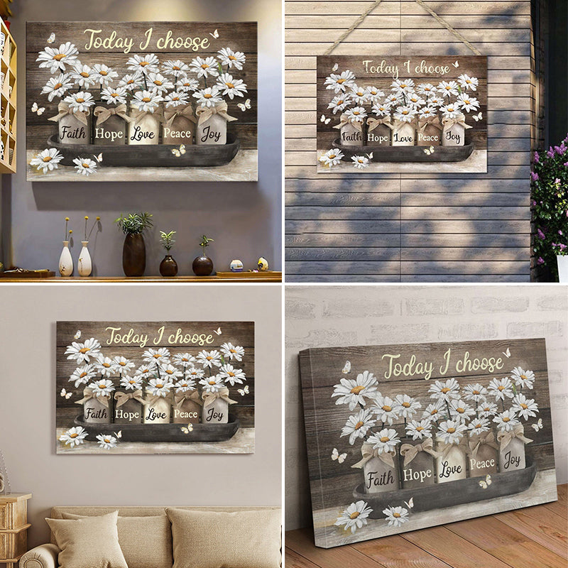 Floral dekorativ maling kjerne lerret | Luvikno