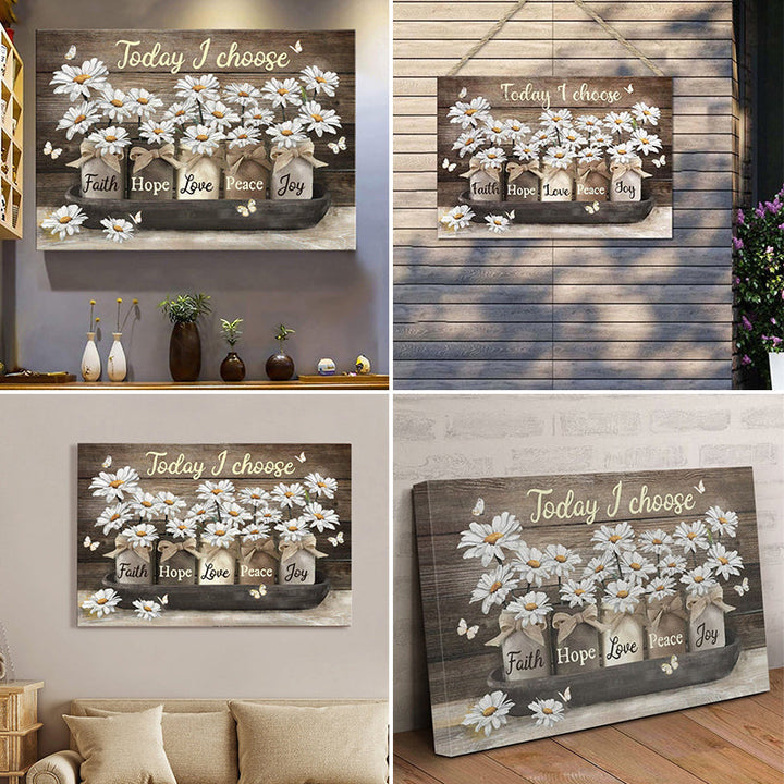 Floral dekorativ maling kjerne lerret | Luvikno