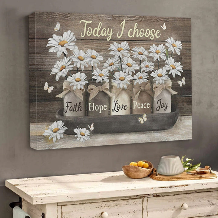 Floral dekorativ maling kjerne lerret | Luvikno