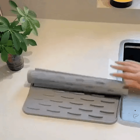 FlexiDry silikon tørkematte – varmebestandig, halkefri og plassbesparende design | Luvikno