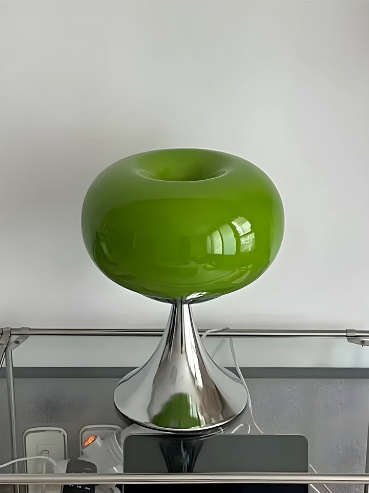 SereneCrystal Lampe - Elegant Retro Bordlampe | Luvikno