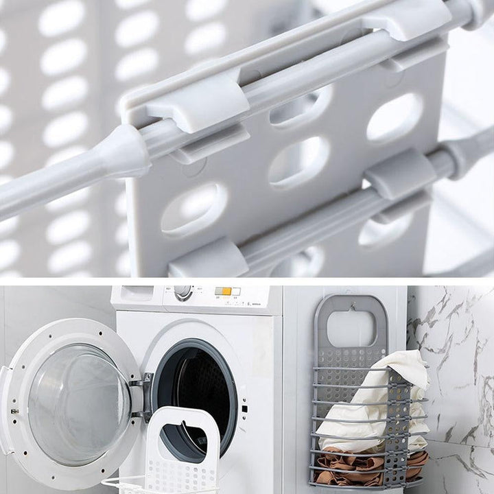 Folding Hanging Hamper Basket | Luvikno