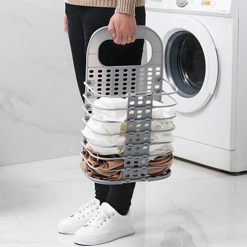 Folding Hanging Hamper Basket | Luvikno