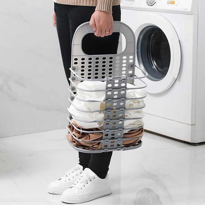 Folding Hanging Hamper Basket | Luvikno