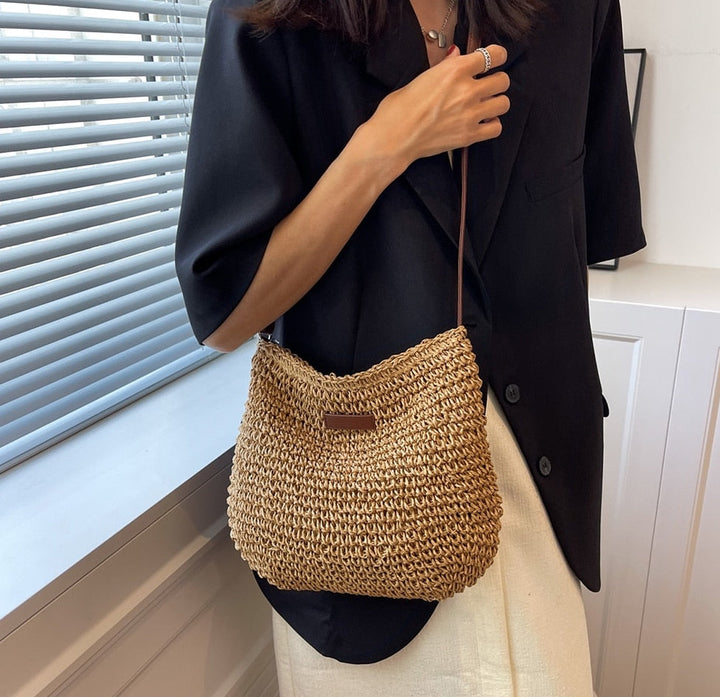 Luvikno | BOHOCHIC | Trendy Bohemsk Veske | Håndlaget Design Skulderveske | Bærekraftig og Stilig