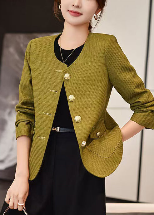 Luvik | Vihreä vaalea oversized puuvillatakki