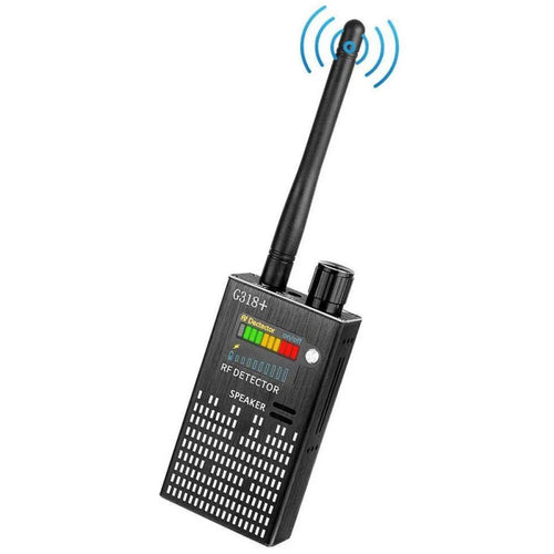 Spy Detector | RF Eavesdropping Device, Hidden Camera & GPS Tracker Finder with Laser Lens - Anti-Surveillance Signal Protection | Luvikno