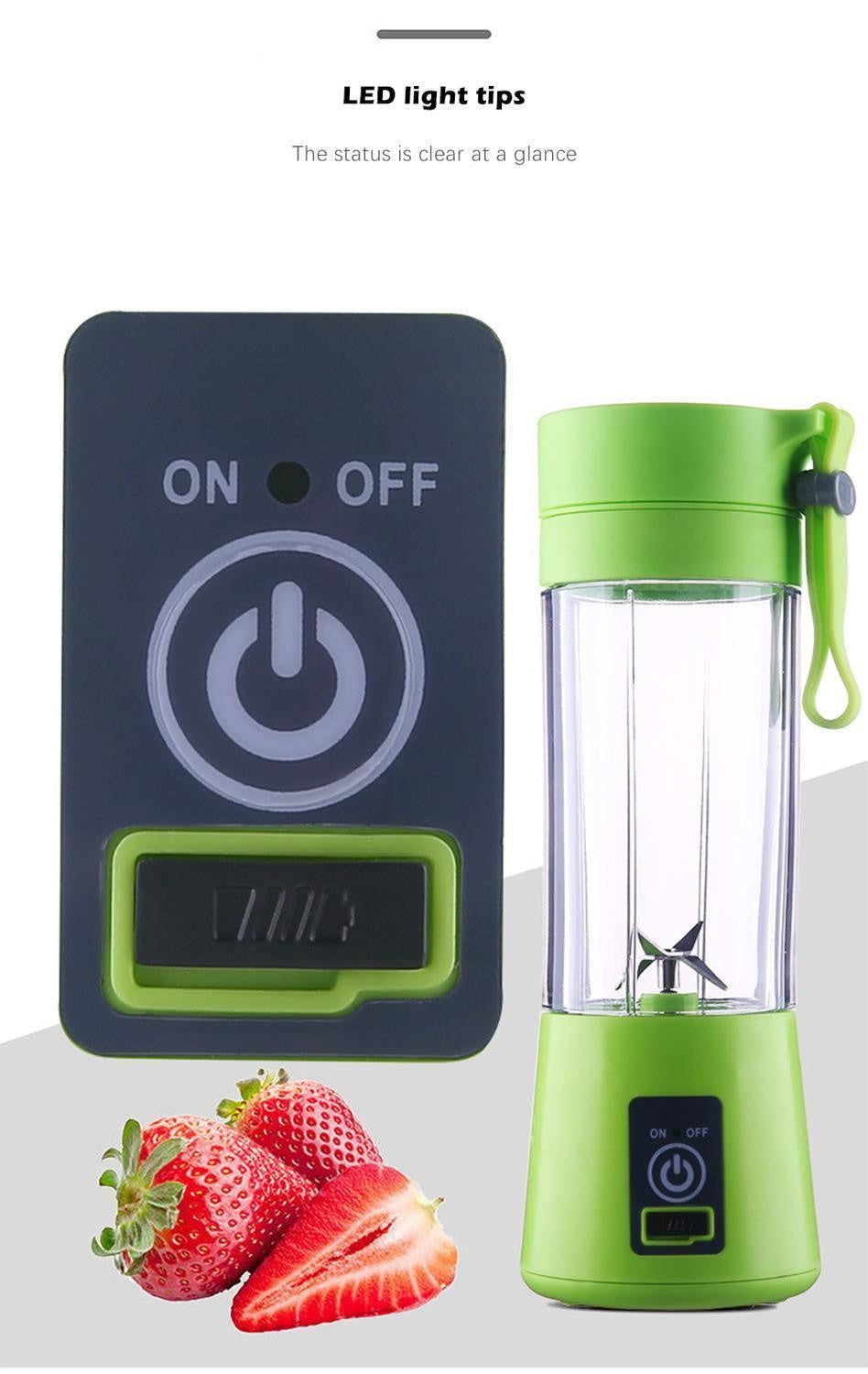 Bærbar Flaske Blender | Luvikno