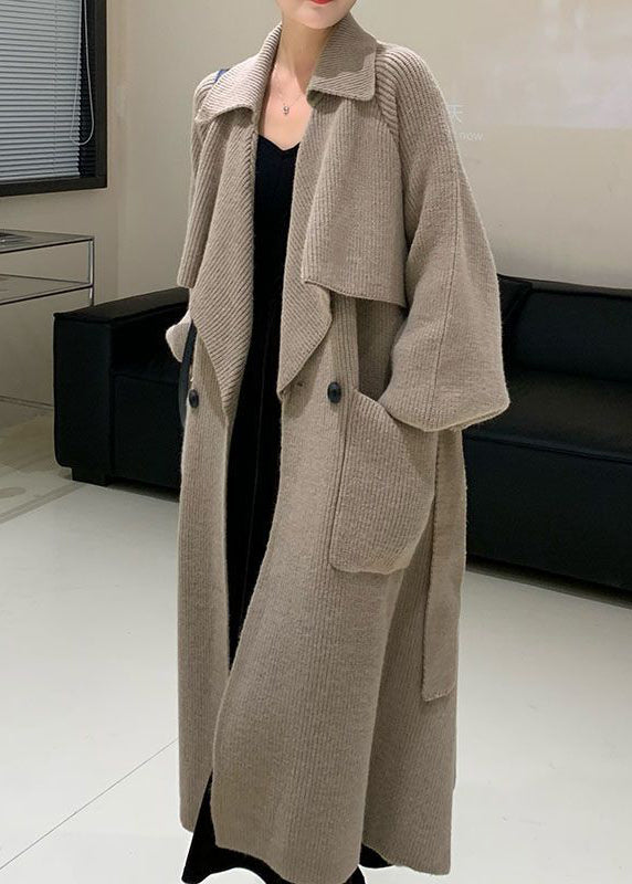 Luvik | Beige solmiot laukut patchwork puuvilla neule takit