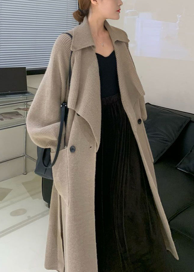 Luvik | Beige solmiot laukut patchwork puuvilla neule takit