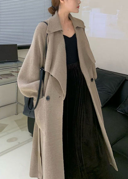 Luvik | Beige solmiot laukut patchwork puuvilla neule takit