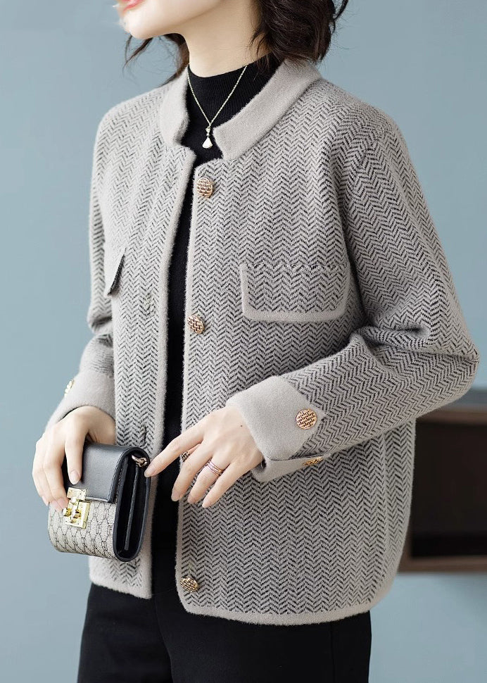 Luvik | Harmaat napilliset villakangastakit