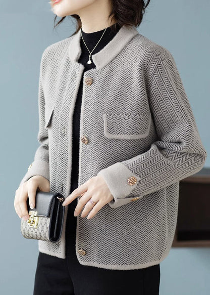 Luvik | Harmaat napilliset villakangastakit