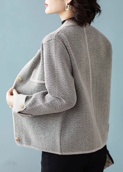 Luvik | Harmaat napilliset villakangastakit