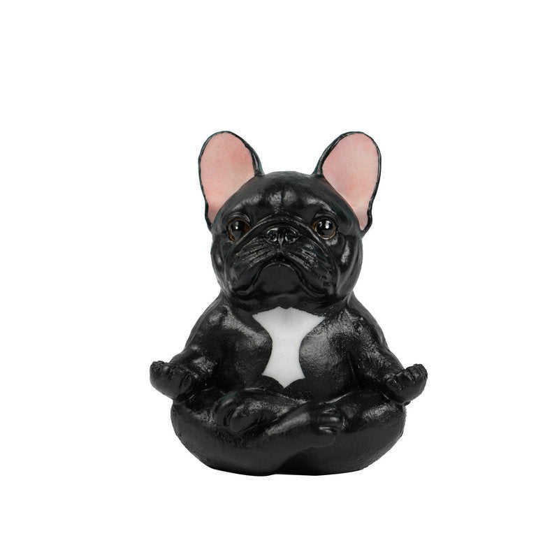 Yoga Fransk Bulldog Ornament Dekorasjon | Luvikno