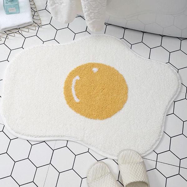 Fried Egg Shaped Rug | Luvikno