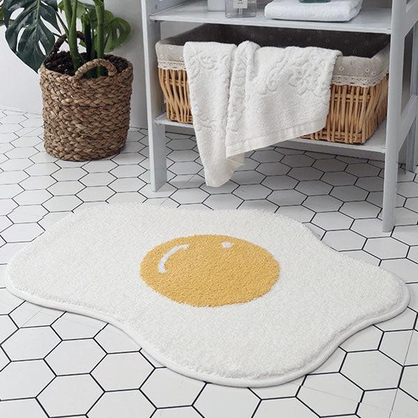 Fried Egg Shaped Rug | Luvikno