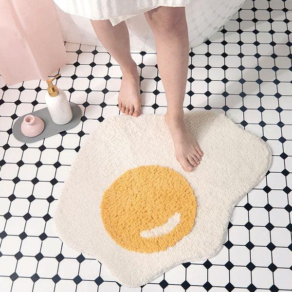 Fried Egg Shaped Rug | Luvikno
