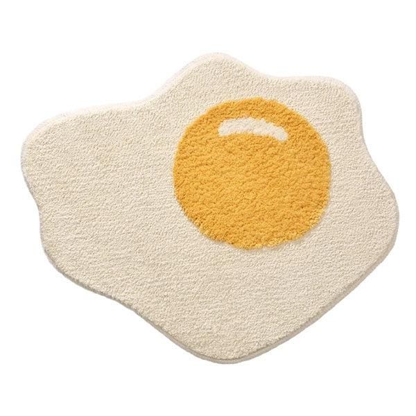 Fried Egg Shaped Rug | Luvikno