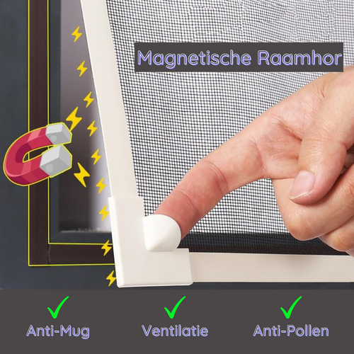 EasyFix WindowShield™ - Effektiv beskyttelse mot insekter og allergier Luvikno