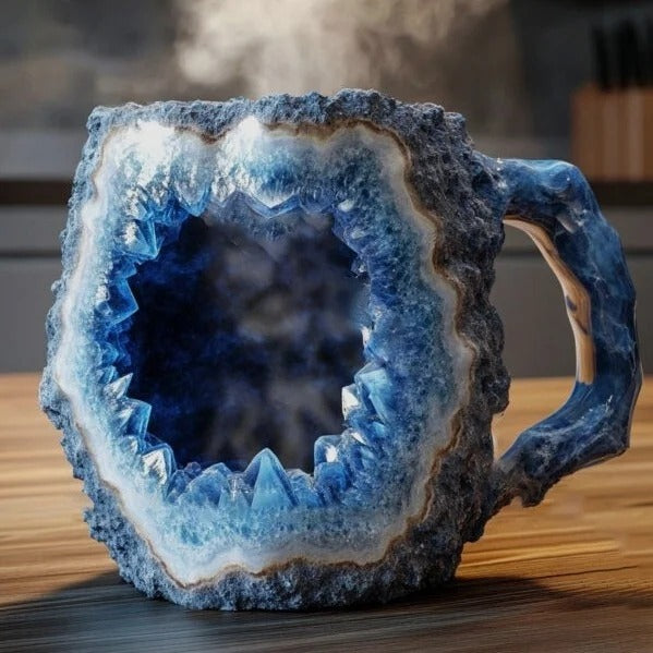 Luvikno | CrystalBrew Kaffe Kopper | Elegante mineral krystall kopper for en unik kaffeopplevelse