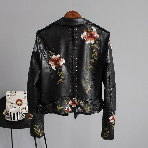 Luvik | Floral Nahkatakki