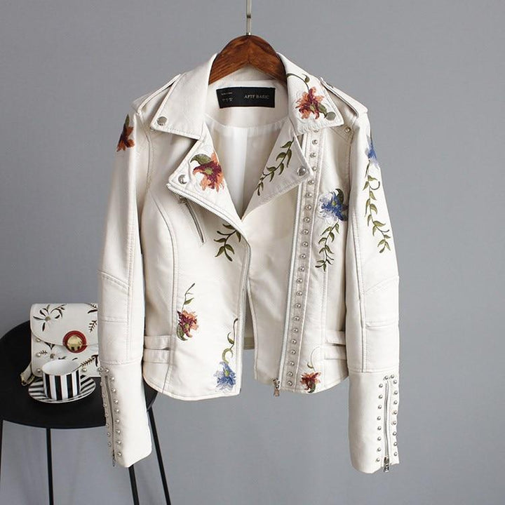 Luvik | Floral Nahkatakki