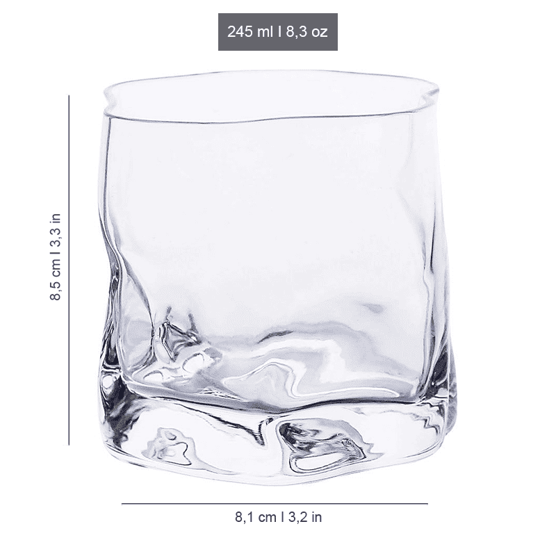 Fukisoku Whiskey Glass - Set of 2 | Luvikno