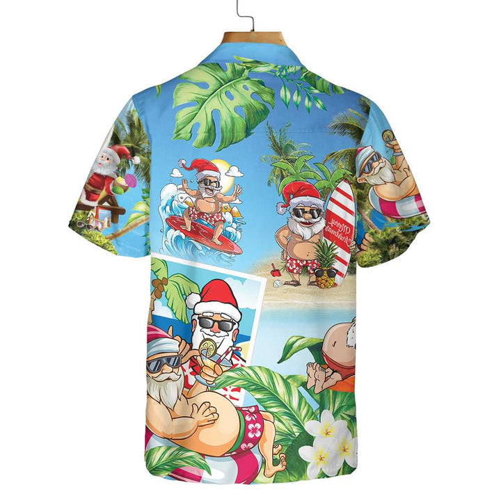 Luvik | Morsom julenisse med Aloha-tekst, julenissens Hawaii-skjorte, best gave til jul