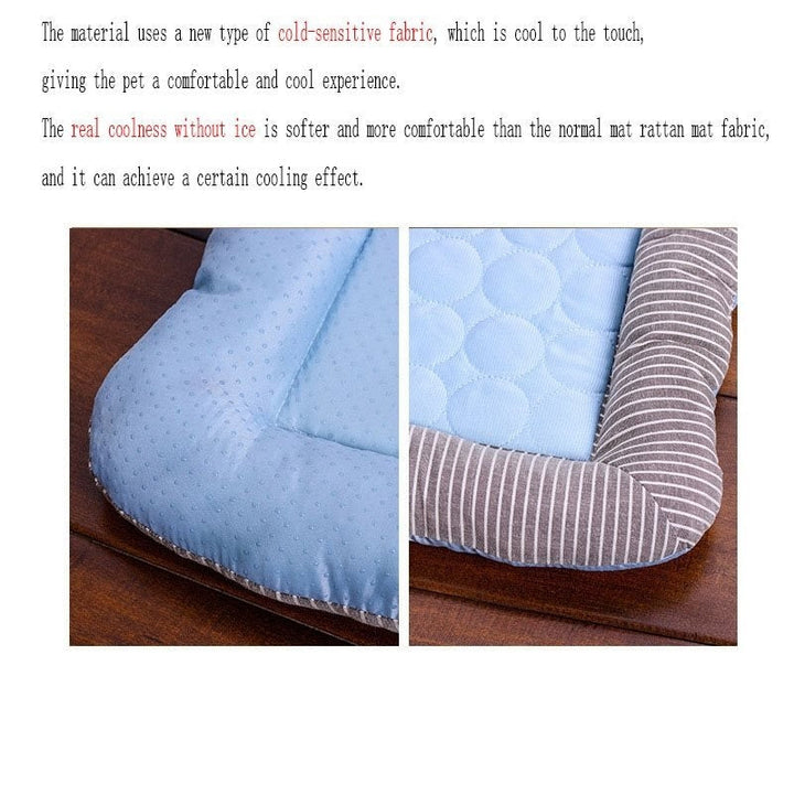 FurChill Frenchie Pustende Hundeseng – Kjølematte med Antiskli Bunn for Varme Dager | Luvikno