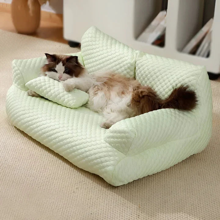 CozyNest Plush Seng – Luksuriøs Komfort for Kjæledyr Luvikno