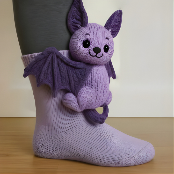 Luvikno | Fuzzy Animal Plush Sokker Damer Herrer Koselig Non Slip Varm Vinter