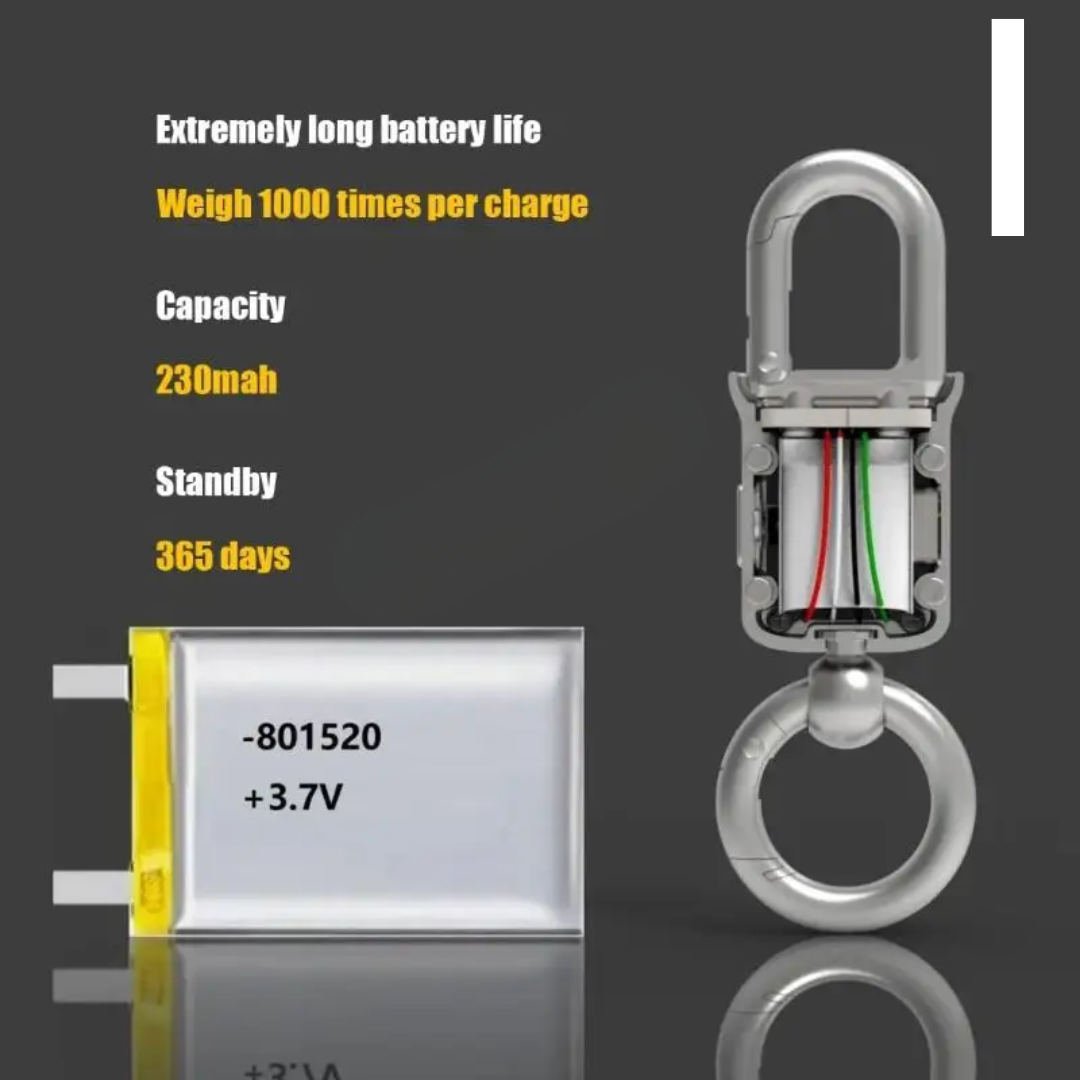 Pocket Size Keychain LCD Scale | Luvikno