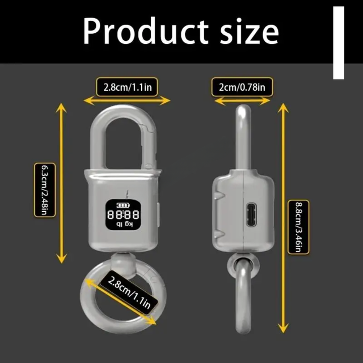 Pocket Size Keychain LCD Scale | Luvikno