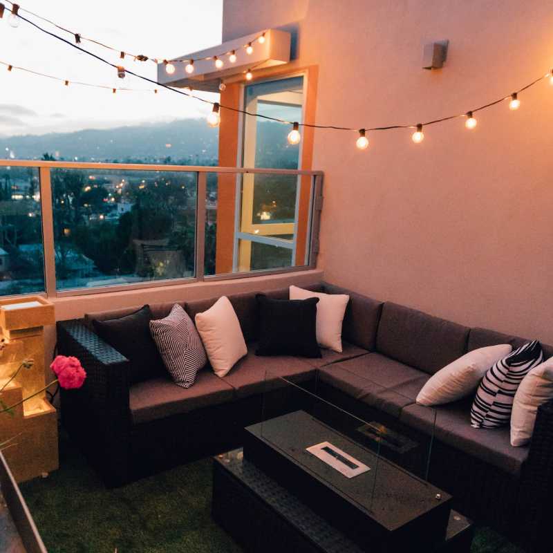 25FT Globe String Lights with Bulbs for Indoor/Outdoor Vanntett Koble Sammen Henge Lys til Bakgård Veranda Balkong Fest Dekor | Luvikno