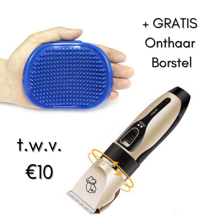 Profesjonell hundefrisør + børste Luvikno