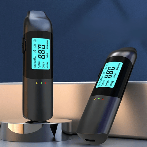 Luvikno | Umiddelbar Alkoholtester med USB-lading og 3-sekunders resultater