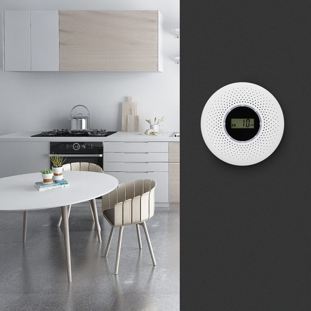 CombiSafe Røyk- og Karbonmonoksid Detector med Langvarig Batteri | Luvikno