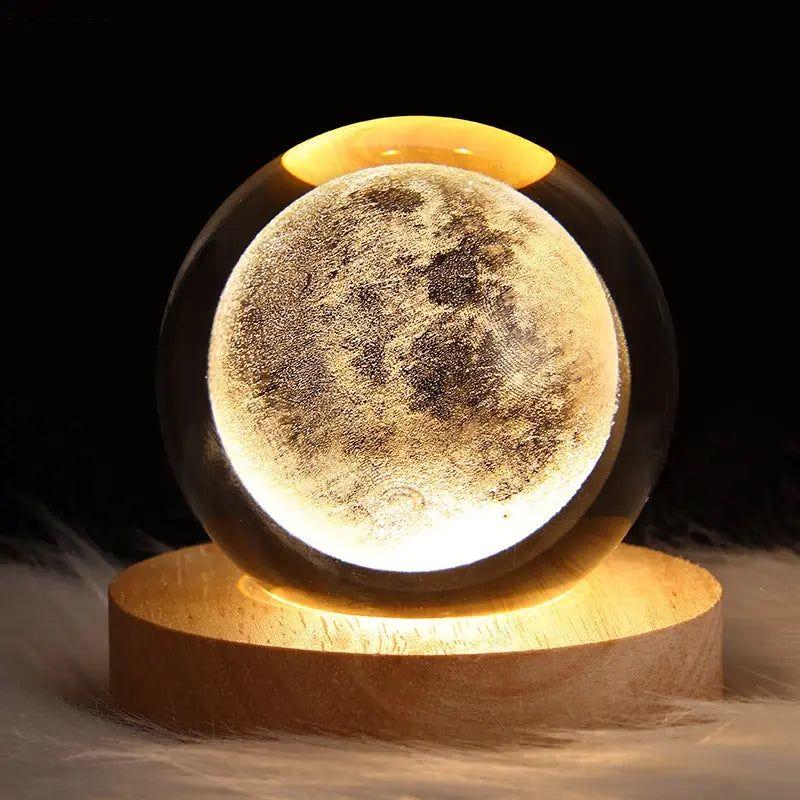 Galaxy Glow - Elegant Astronomy lysende krystallampe | Luvikno