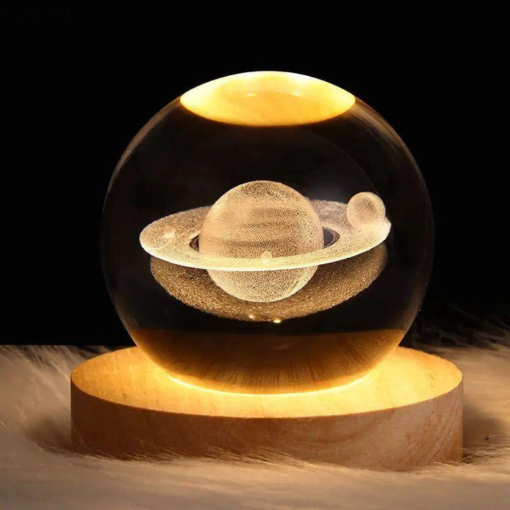 Galaxy Glow - Elegant Astronomy lysende krystallampe | Luvikno