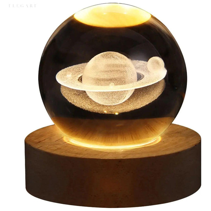 Galaxy Glow - Elegant Astronomy lysende krystallampe | Luvikno