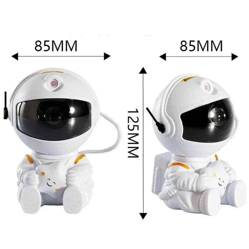 Galaxy Stjernesky Prosjektor Lampe - Astronaut LED Prosjektor Nattlys for Soverommet | Luvikno