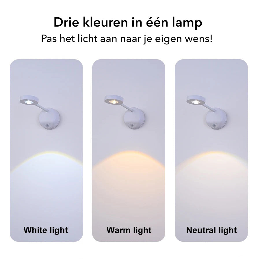 Luvikno | Gallery Light - Stilig trådløs oppladbar vegglampe