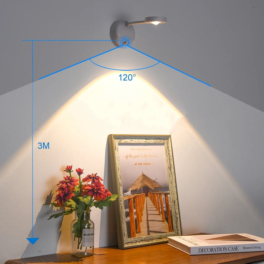 Luvikno | Gallery Light - Stilig trådløs oppladbar vegglampe