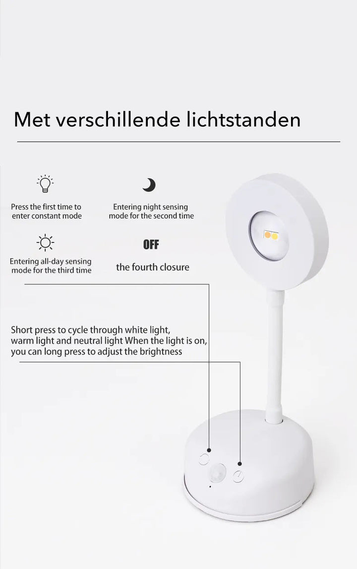 Luvikno | Gallery Light - Stilig trådløs oppladbar vegglampe