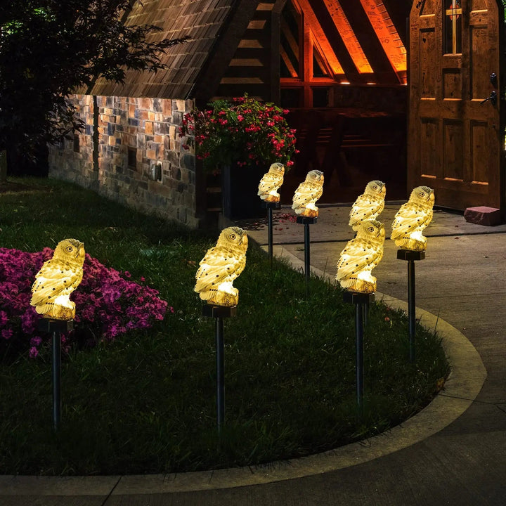 Eule glühen | Eule Solar lampe | Luvikno