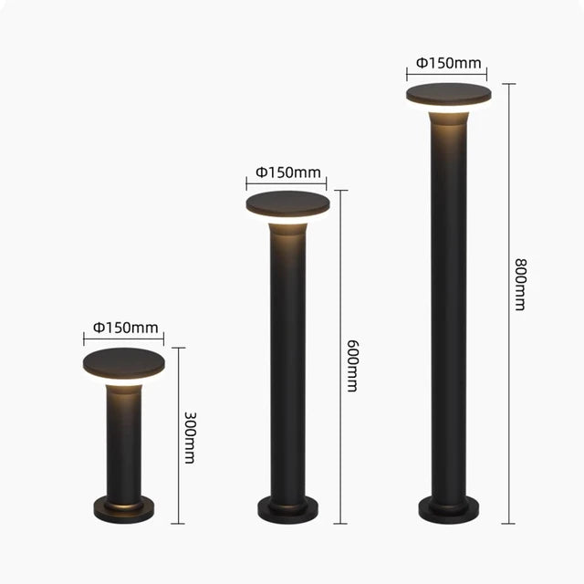 Værbestandig LED plenlys for hage og stier – Energisparende & Moderne design | Luvikno