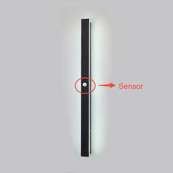 Zenith - Tight LED Vegglamper Svart Metall for Innendørs og Utendørs, Moderne Design for Hage og Hall | Luvikno