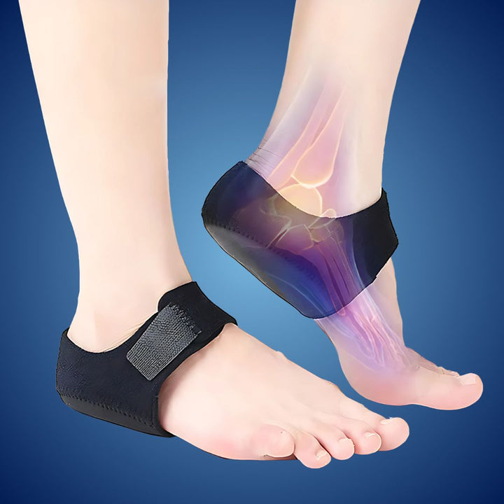 GelCush hælcupper for plantar fasciitt | Myke gelinnlegg - for hælsmerterelief og sjokkabsorpsjon Luvikno