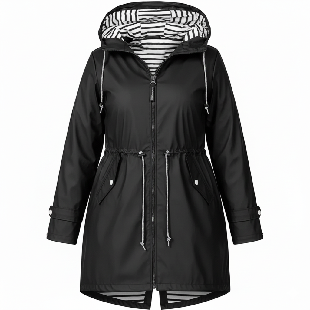 Naisille vedeneräpäivä takki – Suuret koot